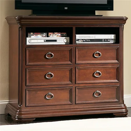 6 Drawer Media Chest